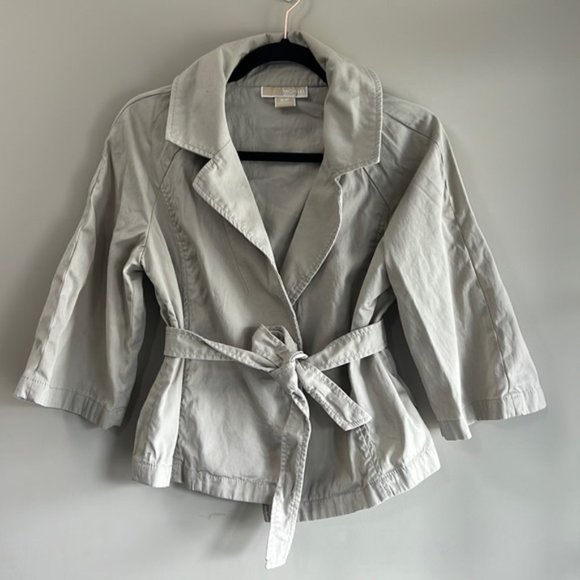 MICHAEL Michael Kors Jackets & Blazers - 2/$30 Michael Kors Lightweight Open Front Belted Cropped Jacket size S